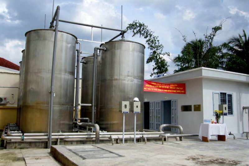 Hệ thống thu gom và trạm xử lý nước thải Bệnh viện Đa khoa khu vực Củ Chi