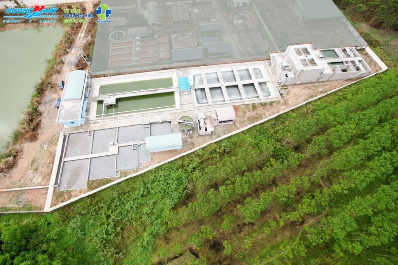 Trạm xử lý nước thải Nhà máy chế biến cao su Suối Kè