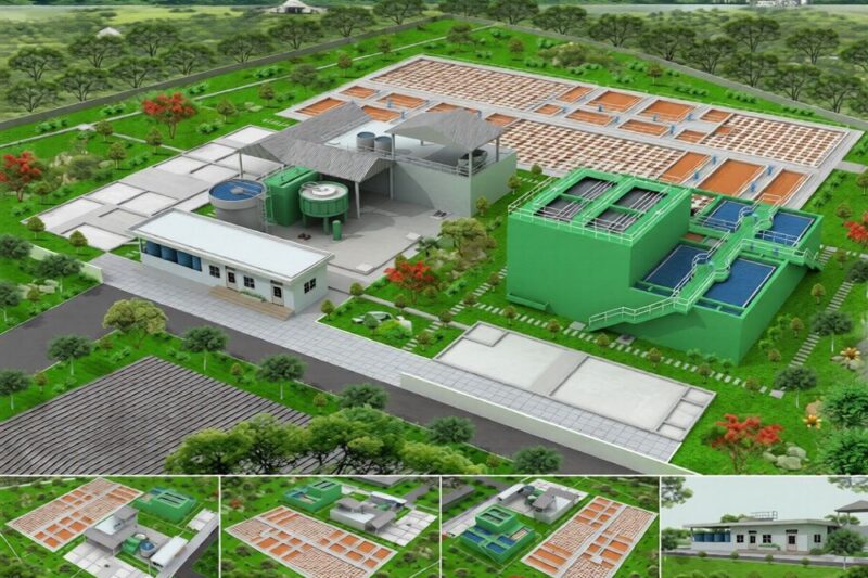 Trạm xử lý nước thải Nhà máy chế biến cao su Lộc Hiệp