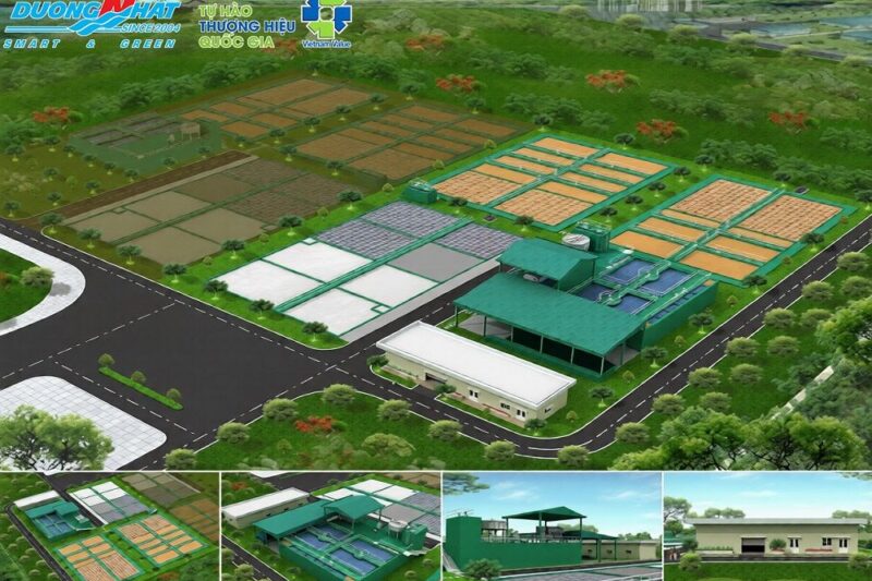 Trạm xử lý nước thải Nhà máy chế biến cao su Dầu Tiếng Việt Lào