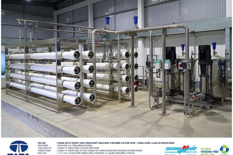 Xử lý nước siêu tinh khiết tata