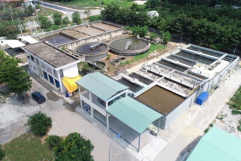 xử lý nước thải khu công nghiệp Minh Hưng III