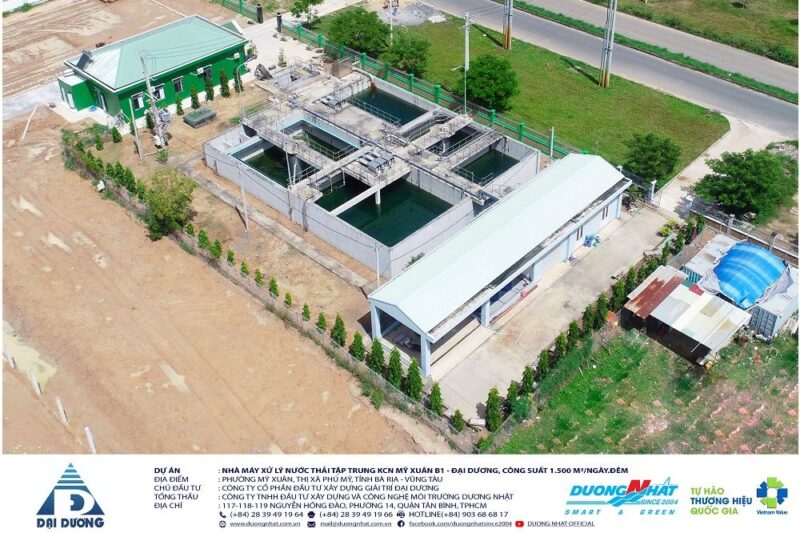 Nhà máy xử lý nước thải KCN Mỹ Xuân B1