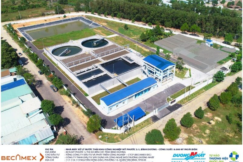 Trạm xử lý nước thải kcn dệt nhuộm mỹ phước 3.1