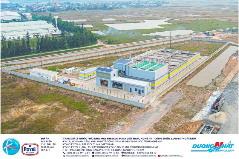 Trạm xử lý nước thải Nhà máy Frescol Tuna Việt Nam