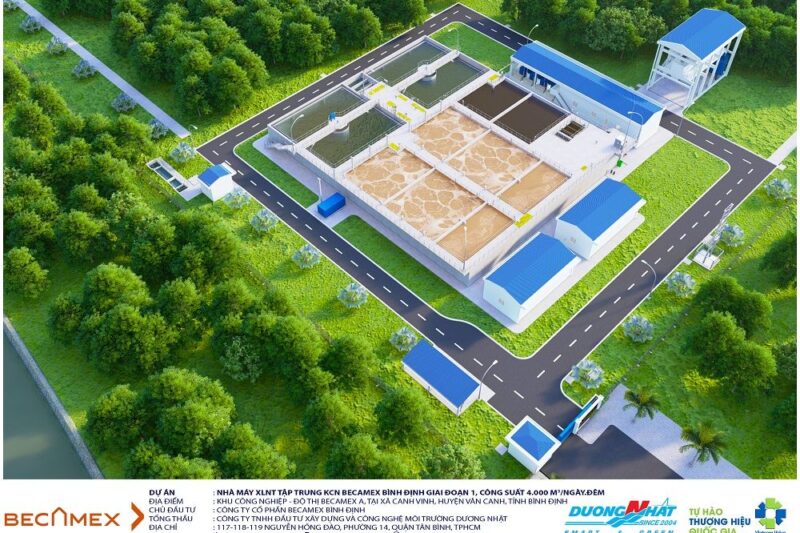 Nhà máy xử lý nước thải tập trung Khu công nghiệp Becamex Bình Định, giai đoạn 1