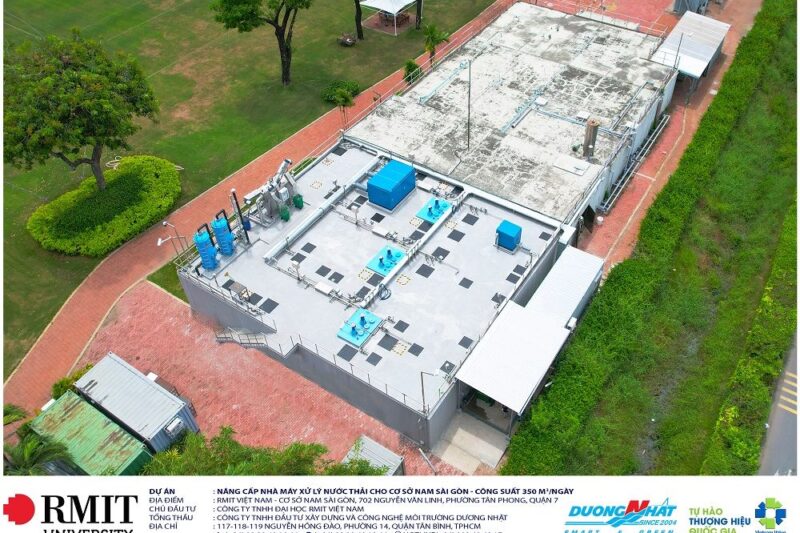 Hệ thống xử lý nước thải cho Trường Đại học RMIT Nam Sài Gòn