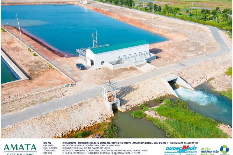 Hồ điều hòa Khu công nghiệp Sông Khoai (Amata Hạ Long)