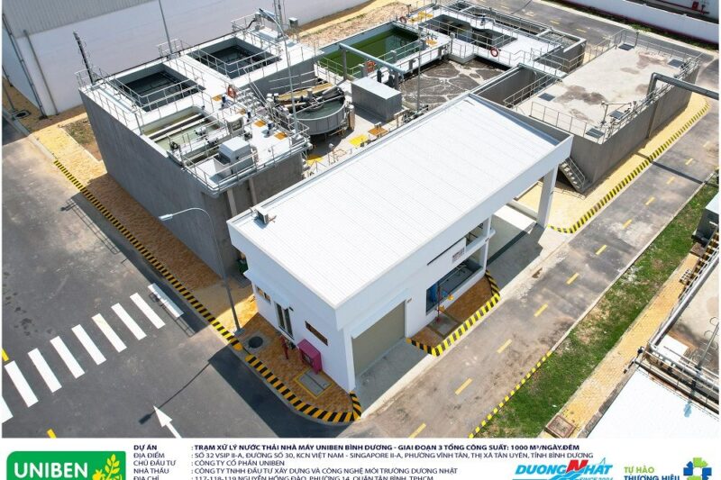 Nhà máy xử lý nước thải uniben