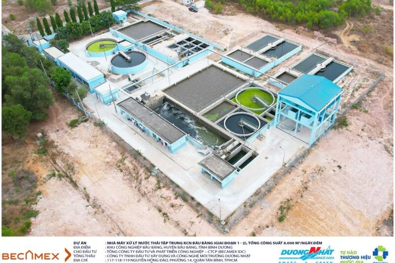 Nhà máy xử lý nước thải tập trung KCN Bàu Bàng (Giai đoạn 1 + 2)