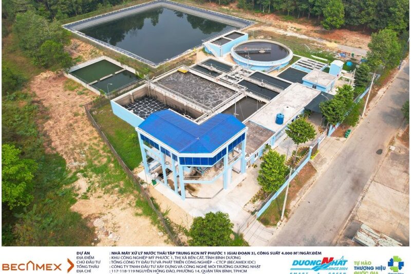 nahf máy xử lý nước thải kcn mỹ phước 1