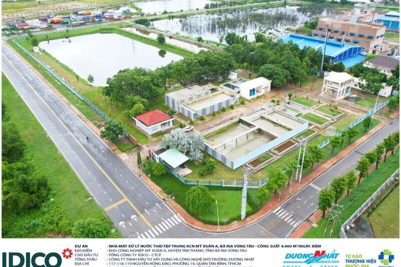 Nhà máy xử lý nước thải tập trung KCN Mỹ Xuân A