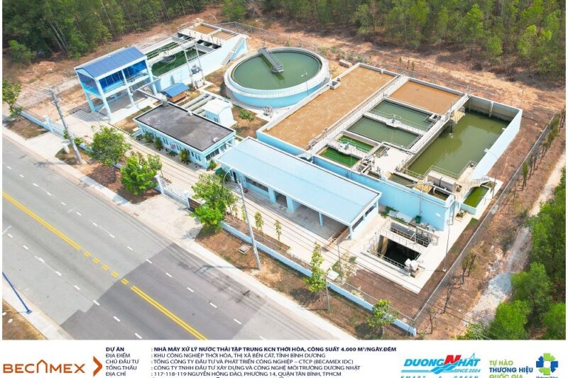 Nhà máy xử lý nước thải tập trung KCN thới hòa