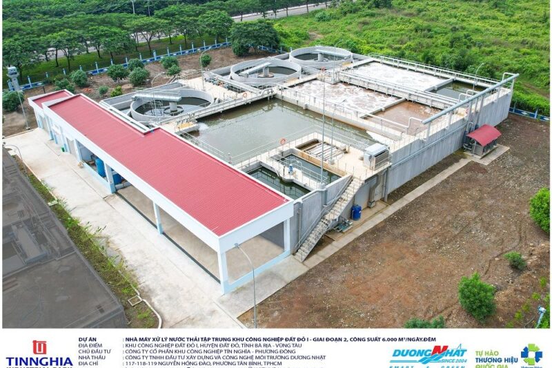 Nhà máy xử lý nước thải tập trung Khu công nghiệp Đất Đỏ I