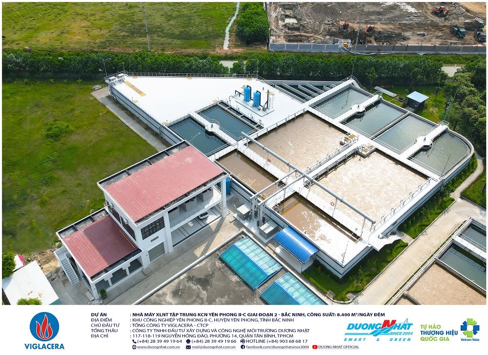 Nhà máy xử lý nước thải tập trung KCN Yên Phong II-C