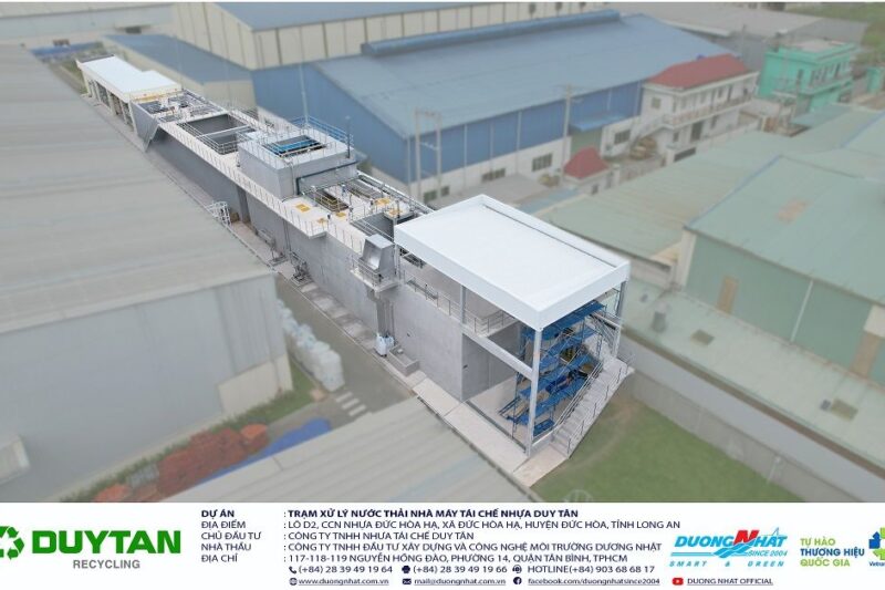 Trạm xử lý nước thải cho Nhà máy nhựa tái chế Duy Tân