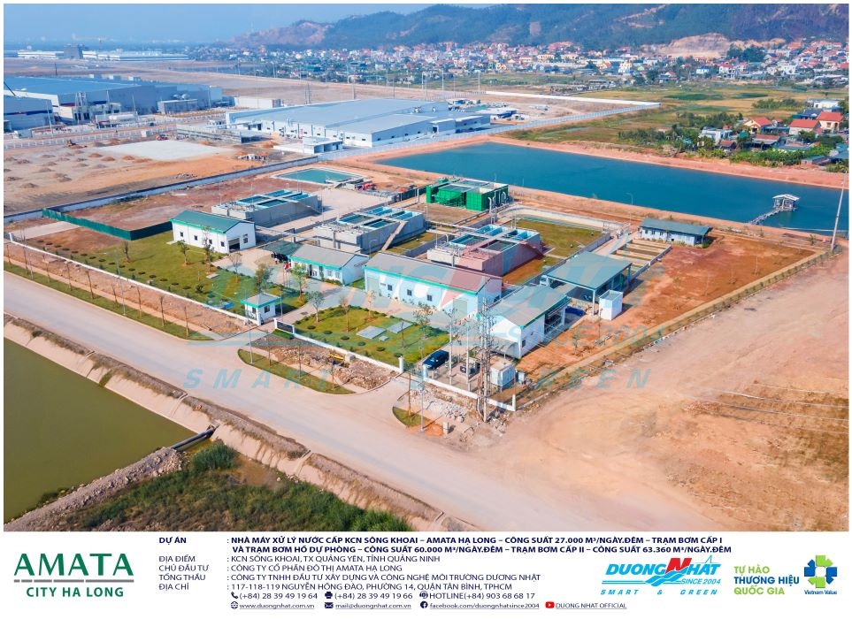 Nhà máy xử lý nước cấp Khu công nghiệp Sông Khoai