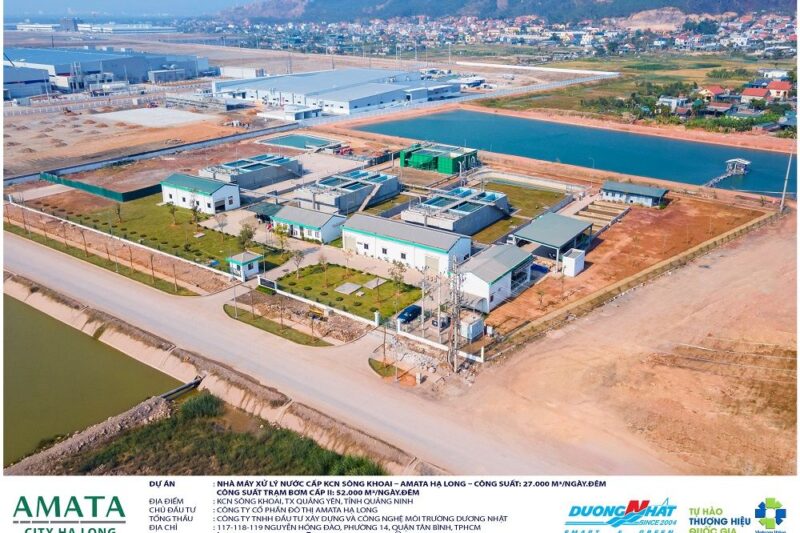 Nhà máy xử lý nước cấp Khu công nghiệp Sông Khoai – Amata Hạ Long