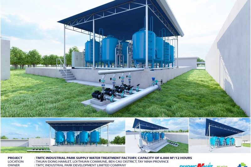 Hệ thống trao đổi ion Nhà máy xử lý nước cấp KCN TMTC