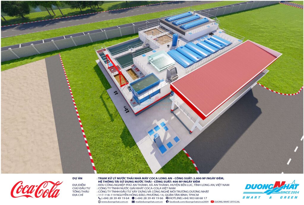Tái sử dụng nước thải cocacola công ty dương nhật