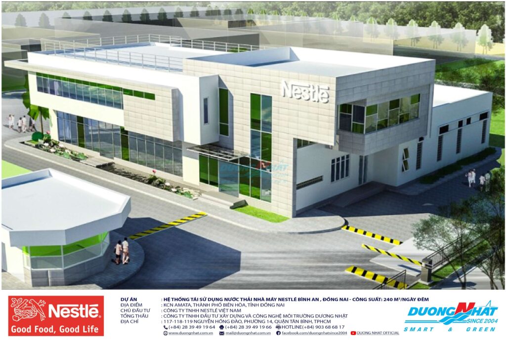 Tái sử dụng nước thải nestle