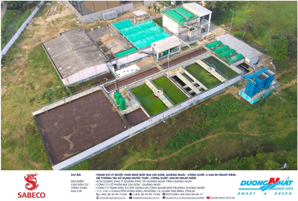 Tái sử dụng nước thải nhà máy bia sabeco