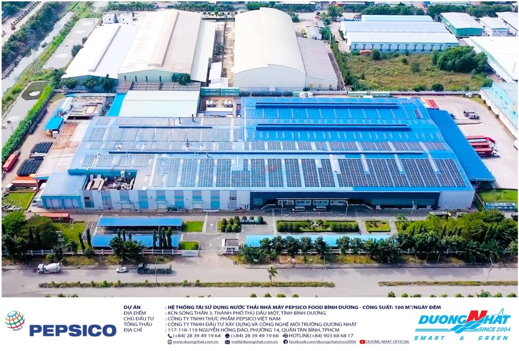 Tái sử dụng nước thải pepsico