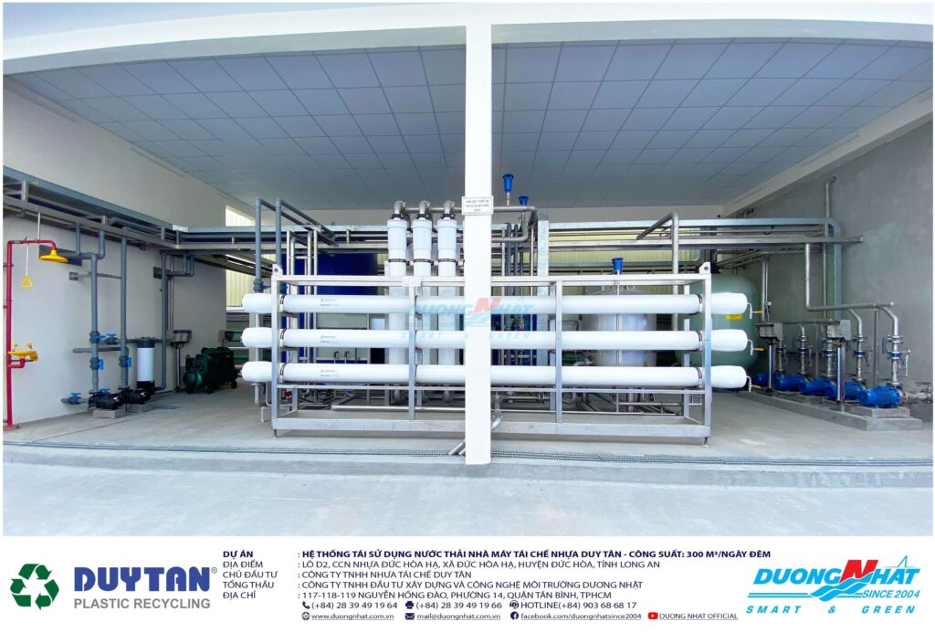 Tái sử dụng nước thải nhựa duy tân