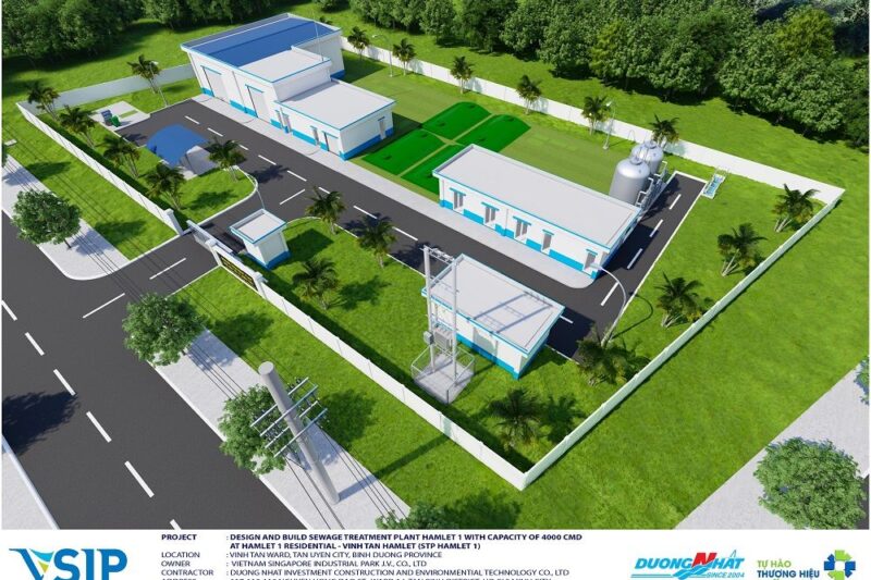 rạm xử lý nước thải sinh hoạt Ấp 1 tại Khu dân cư Ấp 1 (STP Hamlet 1)