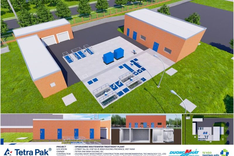 nhà máy xử lý nước thải ngành giấy