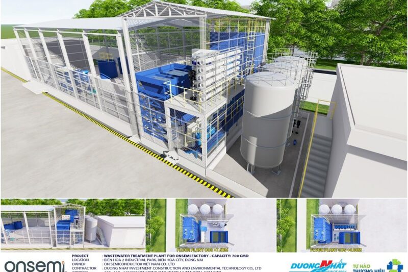 Hệ thống tái sử dụng nước thải Nhà máy Onsemi Đồng Nai