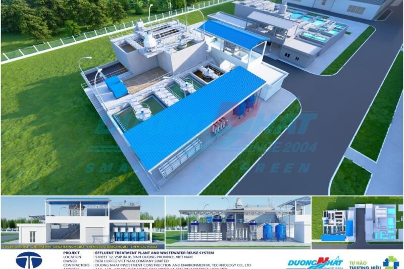 Trạm xử lý nước thải cà phê tata