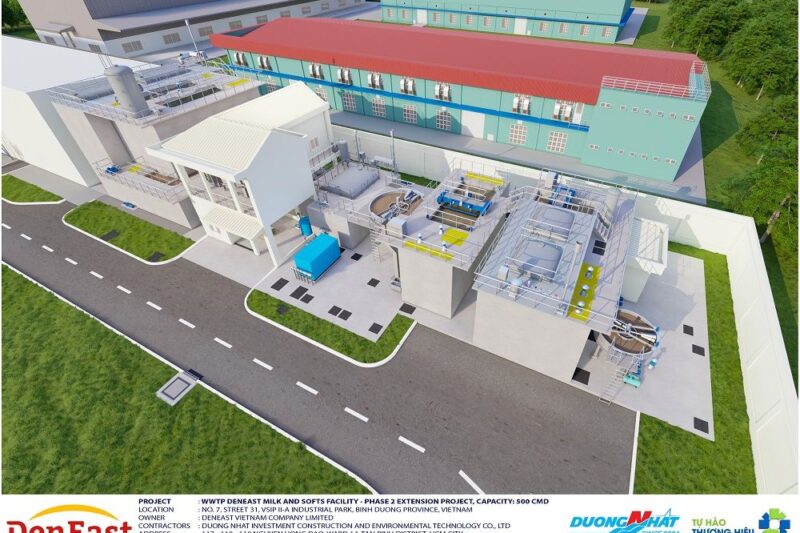 Trạm xử lý nước thải nhà máy Deneast