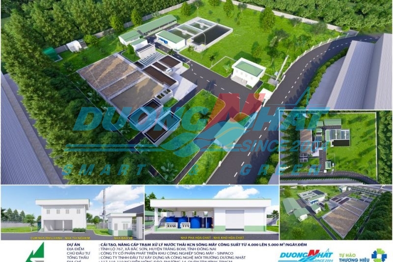 Nâng cấp nhà máy xử lý nước thải Khu công nghiệp Sông Mây, Đồng Nai