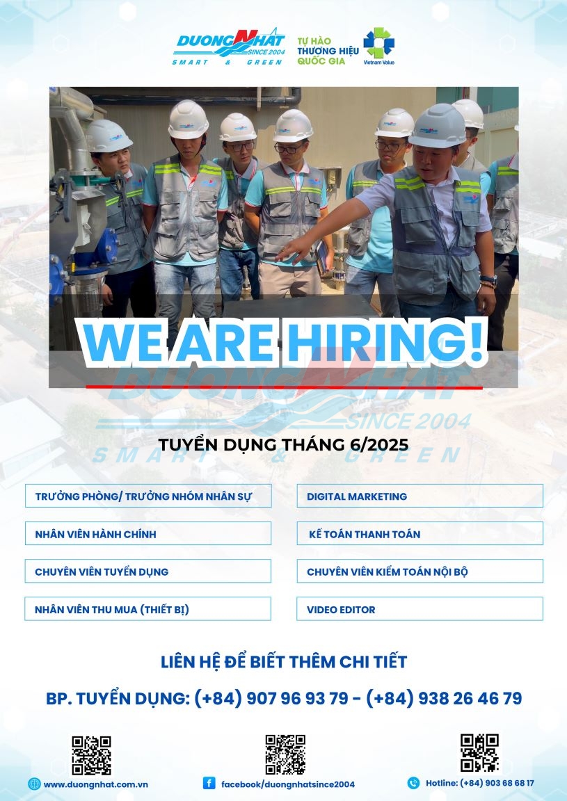 TIN TUYỂN DỤNG THÁNG 6 – GIA NHẬP ĐẠI GIA ĐÌNH DƯƠNG NHẬT!