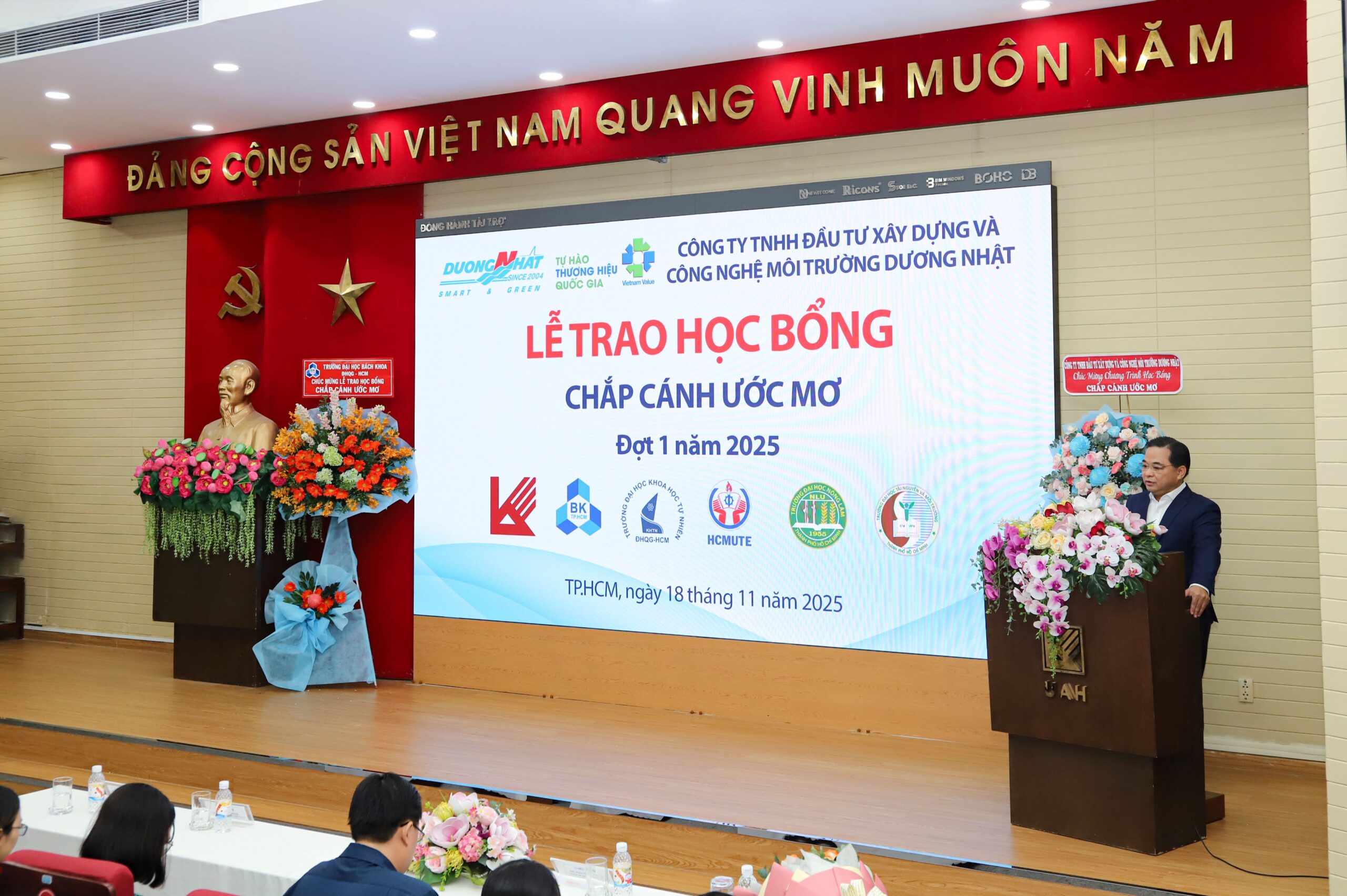 Học bổng chắp cánh ước mơ công ty Dương Nhật 2025 đợt 1
