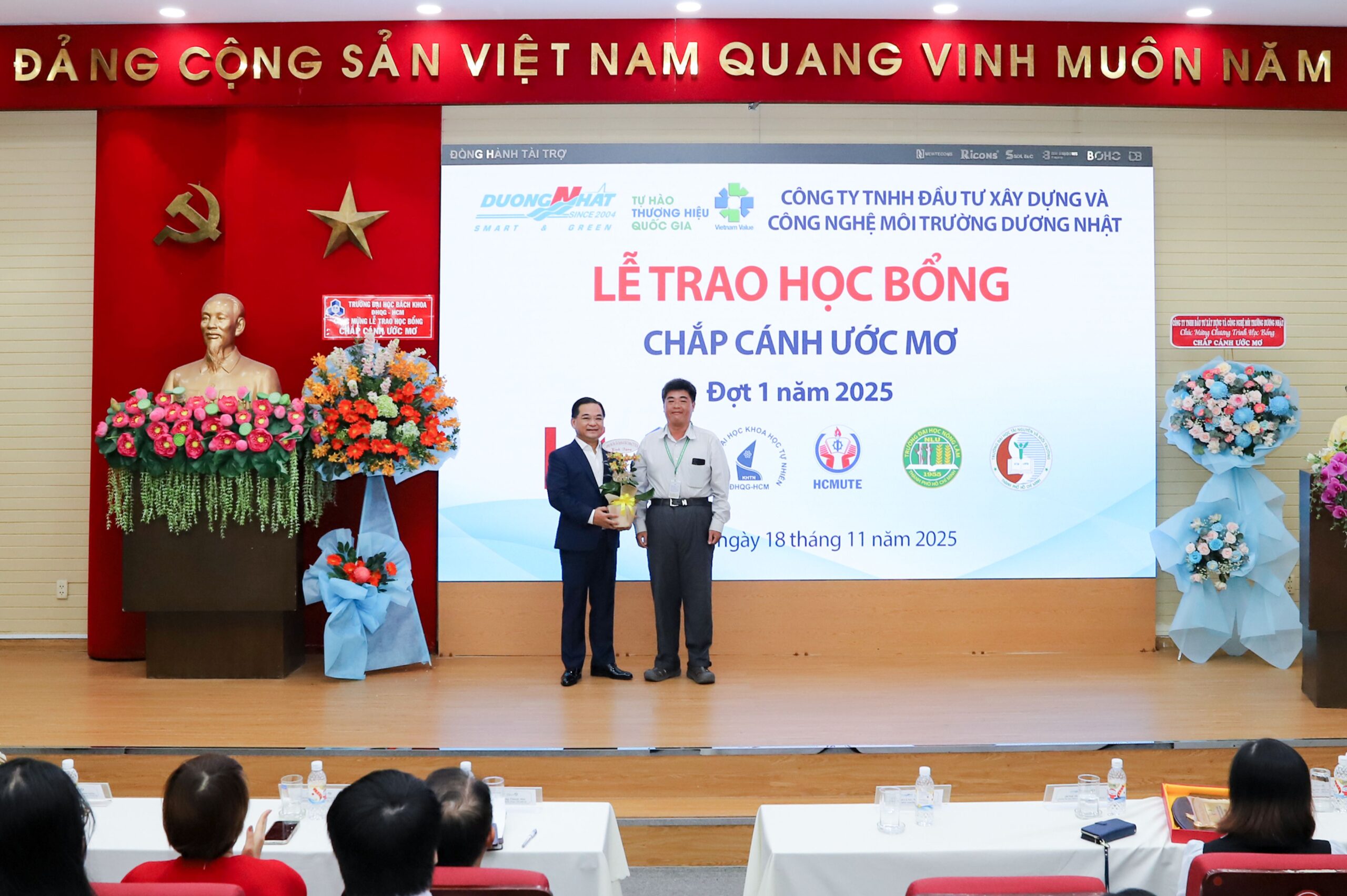 Học bổng chắp cánh ước mơ công ty Dương Nhật 2025 đợt 1