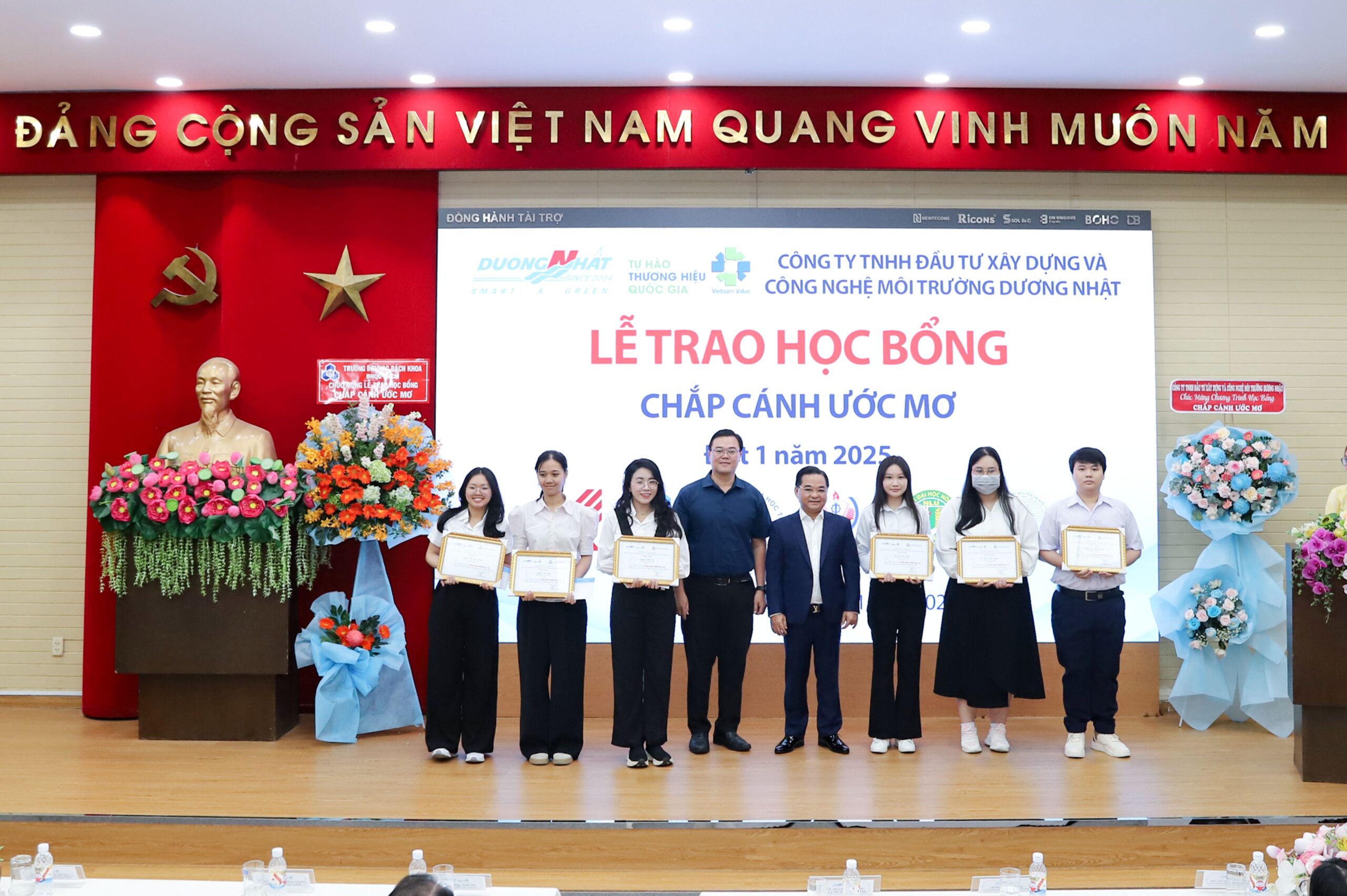Học bổng chắp cánh ước mơ công ty Dương Nhật 2025 đợt 1