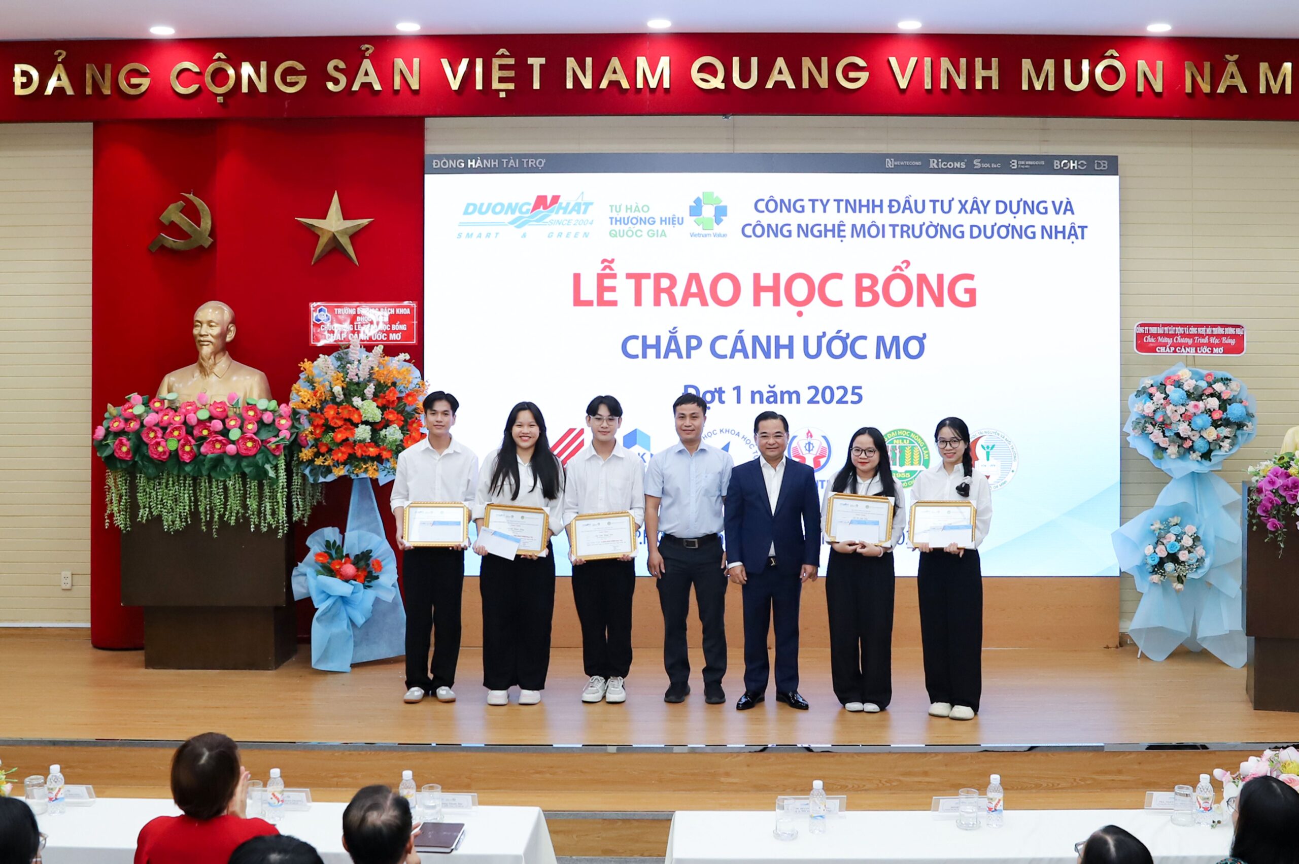 Học bổng chắp cánh ước mơ công ty Dương Nhật 2025 đợt 1