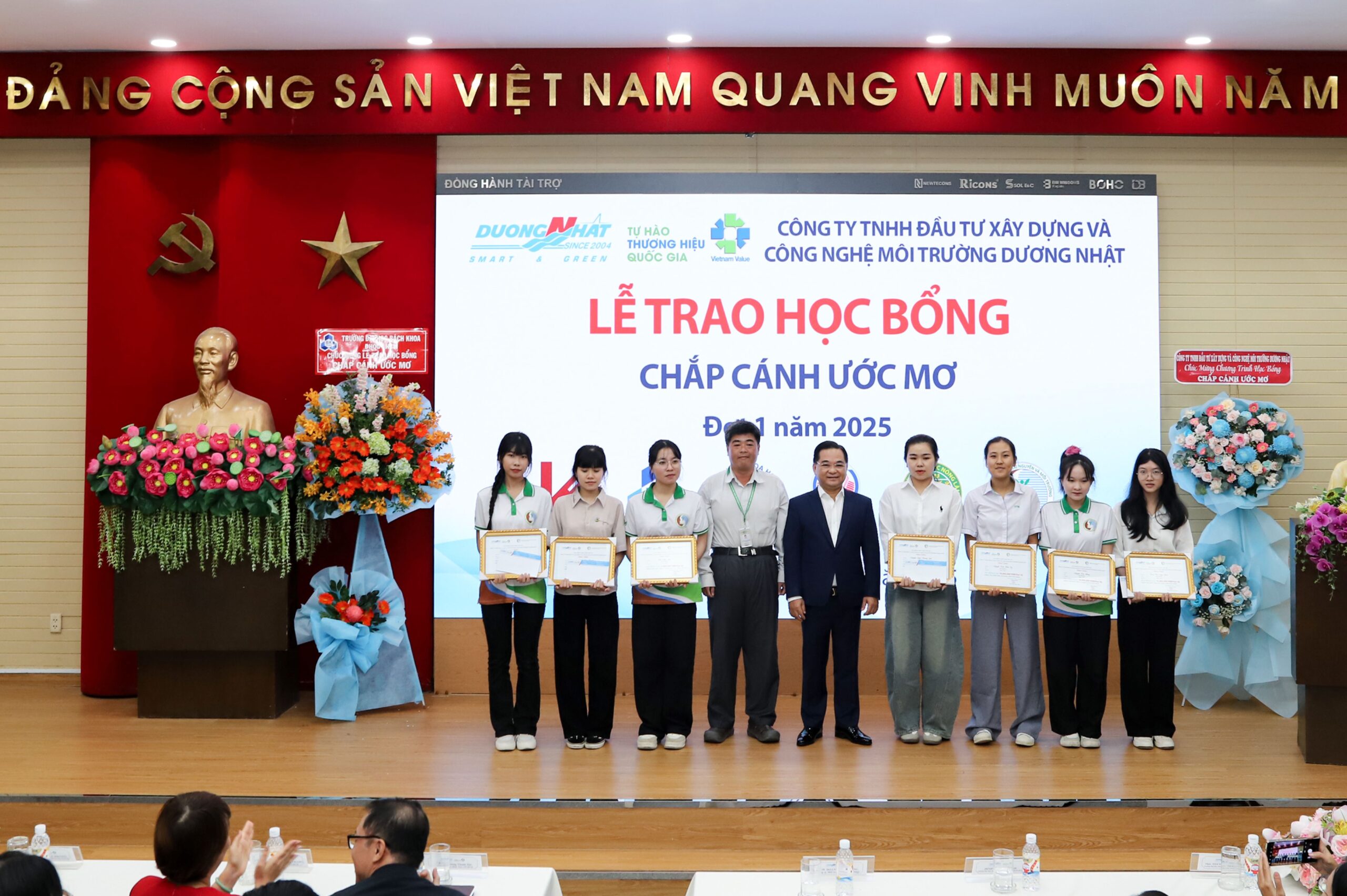 Học bổng chắp cánh ước mơ công ty Dương Nhật 2025 đợt 1