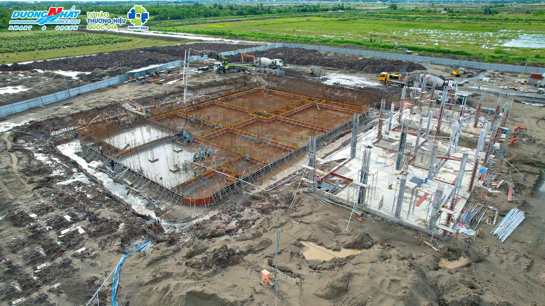The centralized effluent treatment plant of prodezi long an industrial park