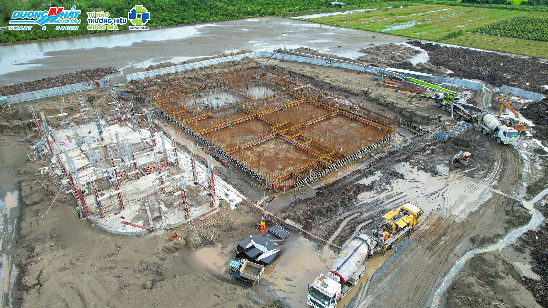 The centralized effluent treatment plant of prodezi long an industrial park