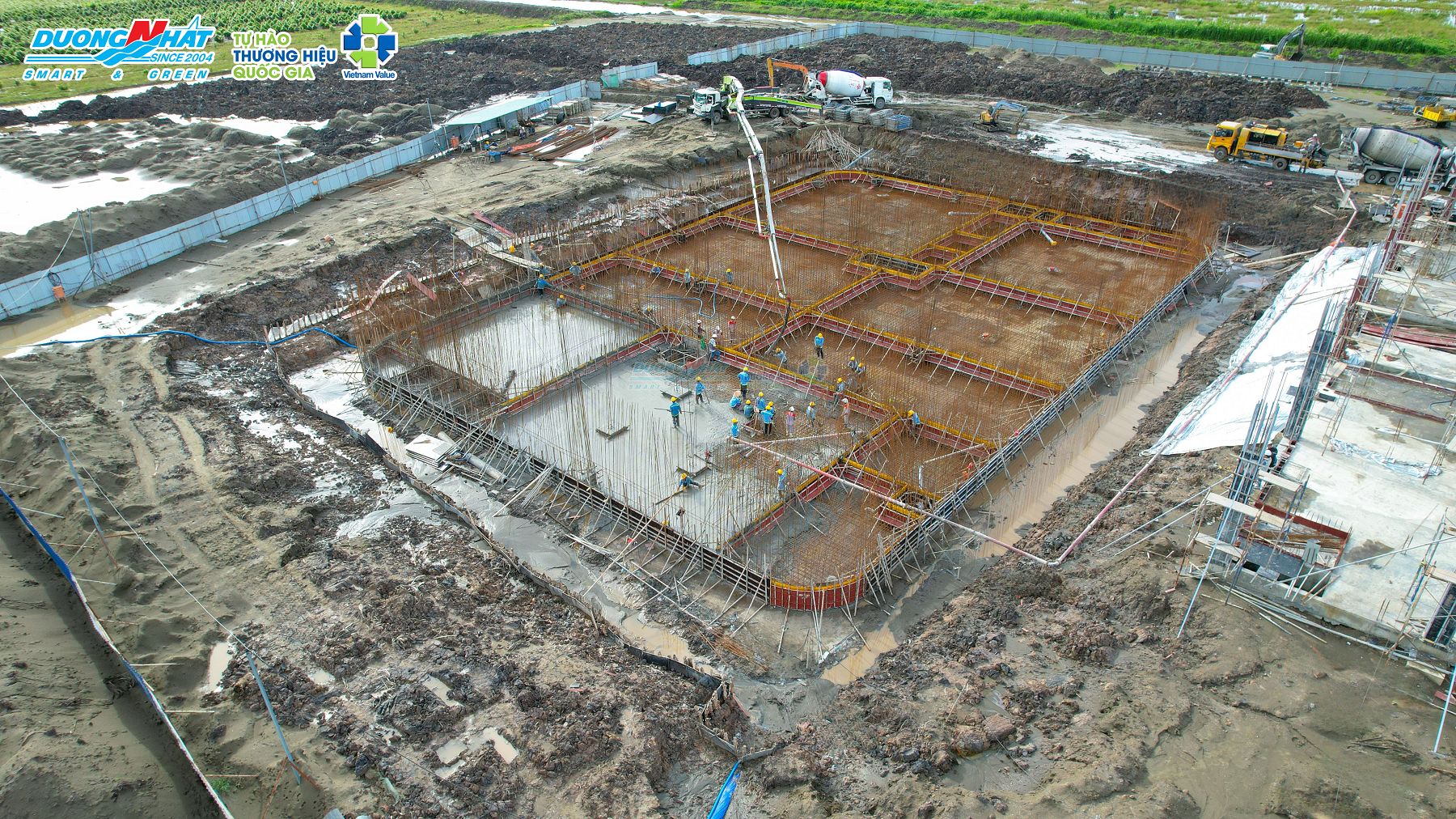 The centralized effluent treatment plant of prodezi long an industrial park