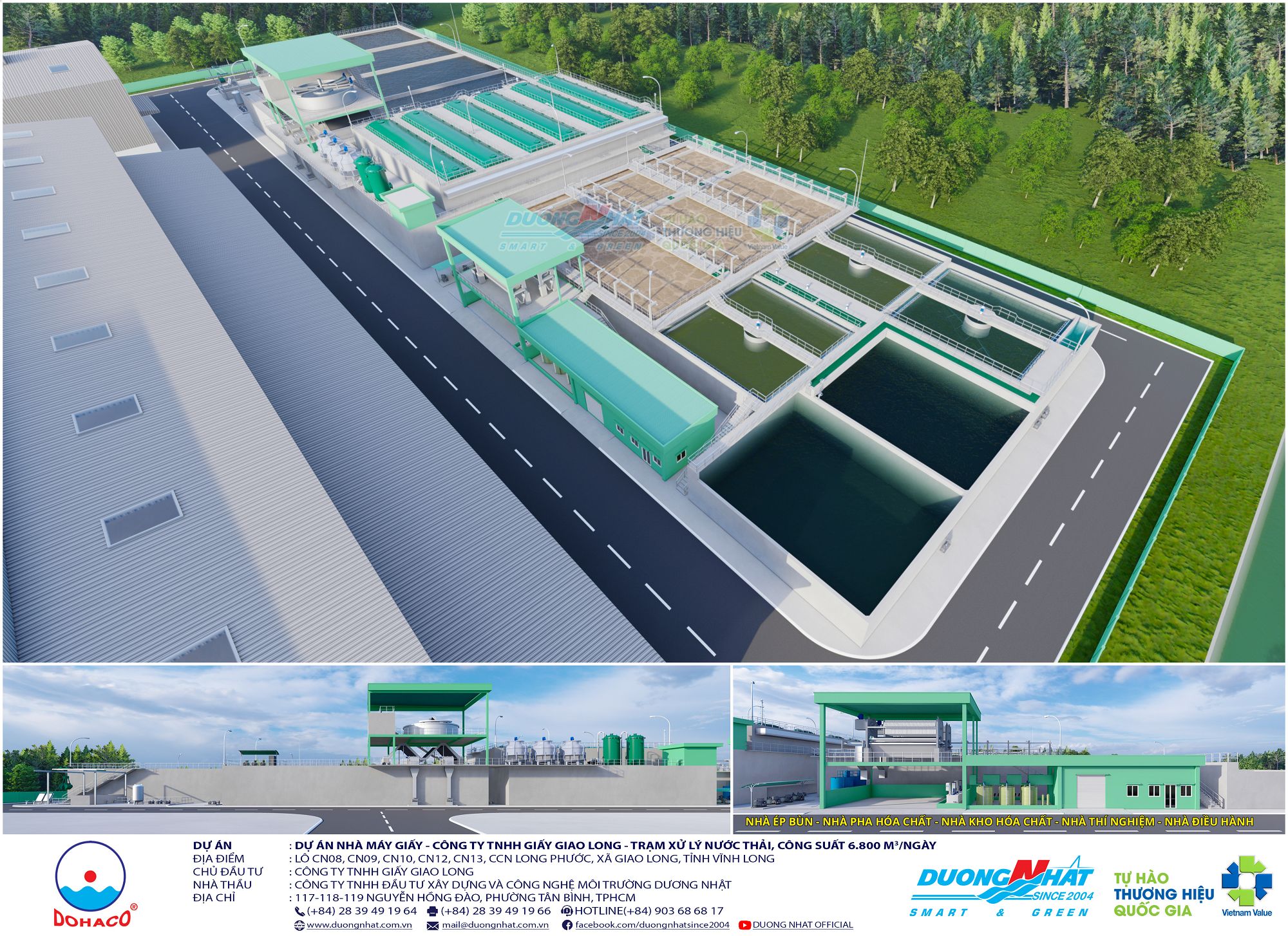 WASTEWATER TREATMENT PLANT OF GIAO LONG PAPER MILL