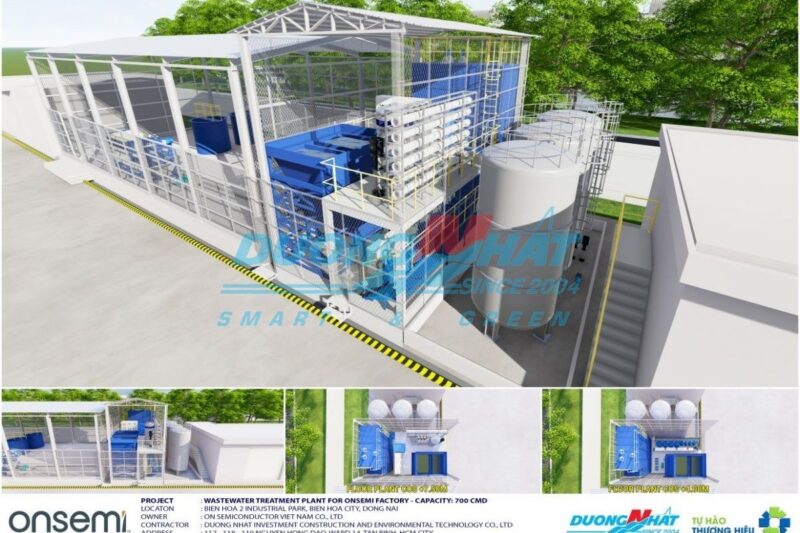 Hệ thống tái sử dụng nước thải Nhà máy Onsemi Đồng Nai