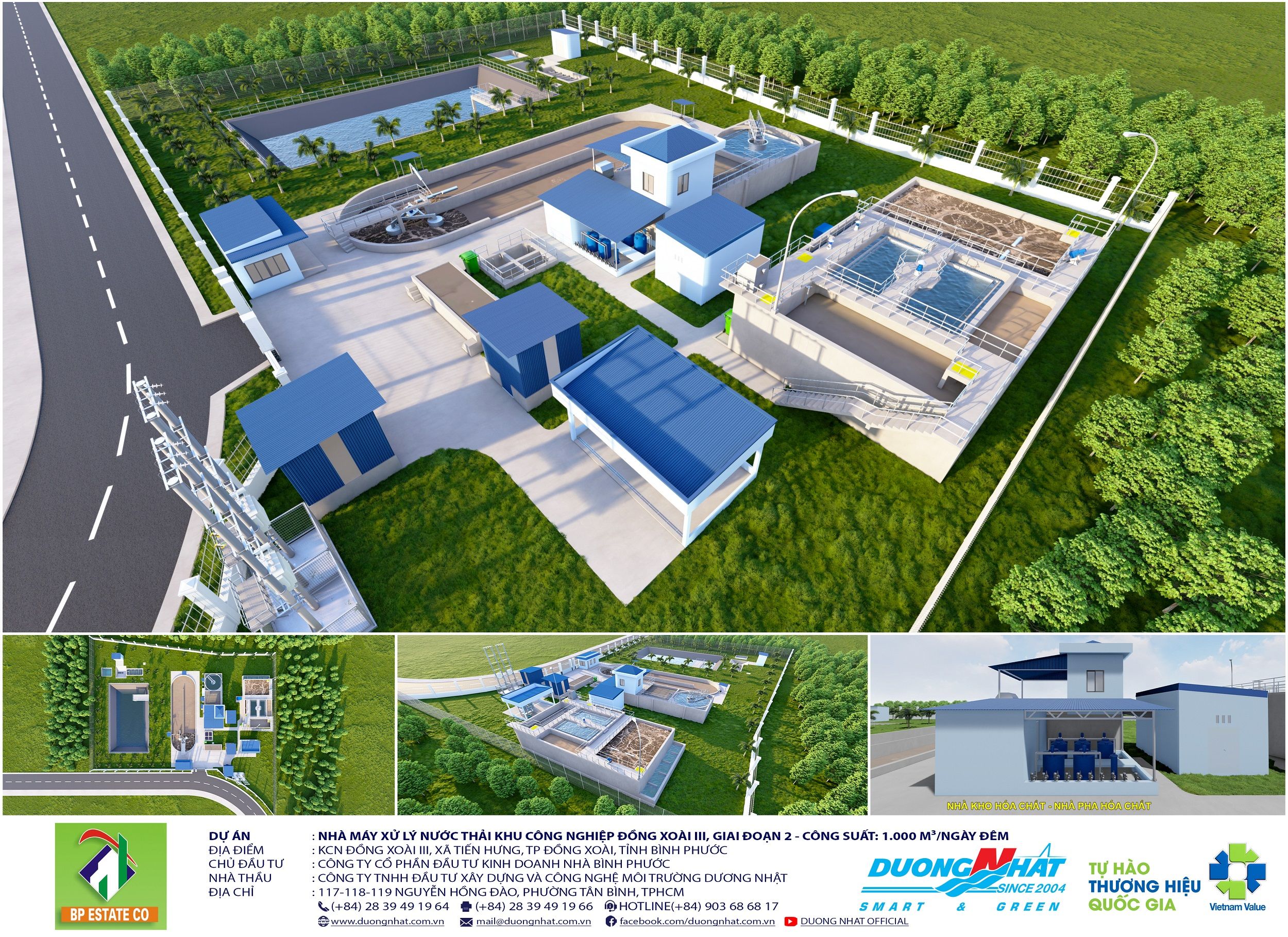Nhà máy xử lý nước thải tập trung KCN Đồng Xoài III