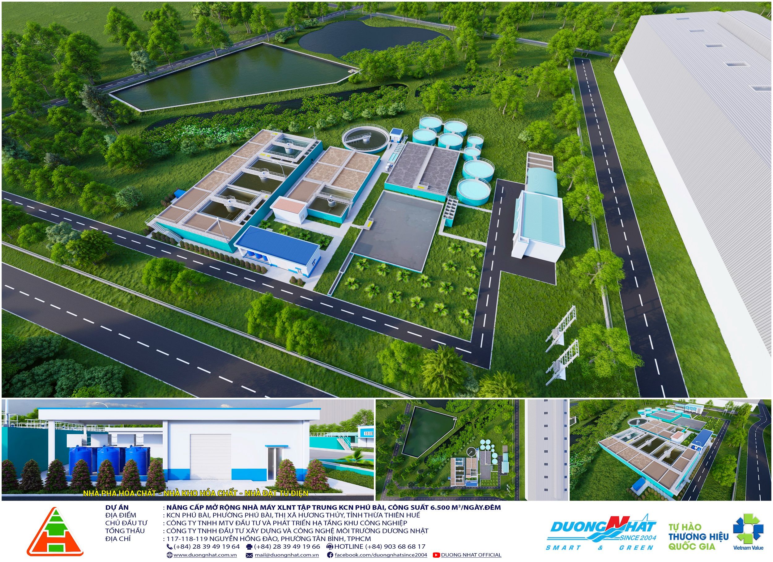 Nhà máy xử lý nước thải tập trung KCN Phú Bài
