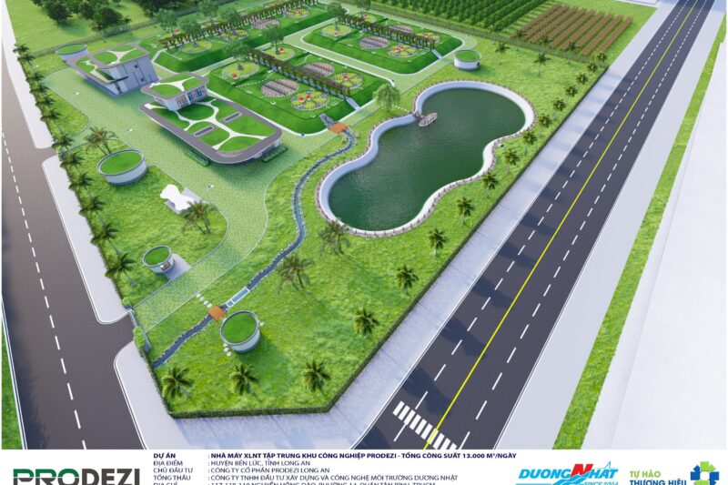 Nhà máy xử lý nước thải tập trung KCN Prodezi Long An