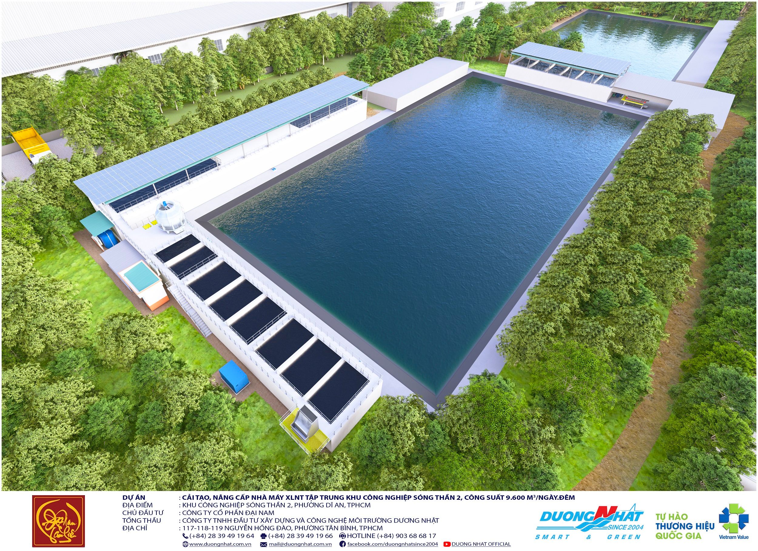 Nhà máy xử lý nước thải tập trung KCN Sóng Thần 2