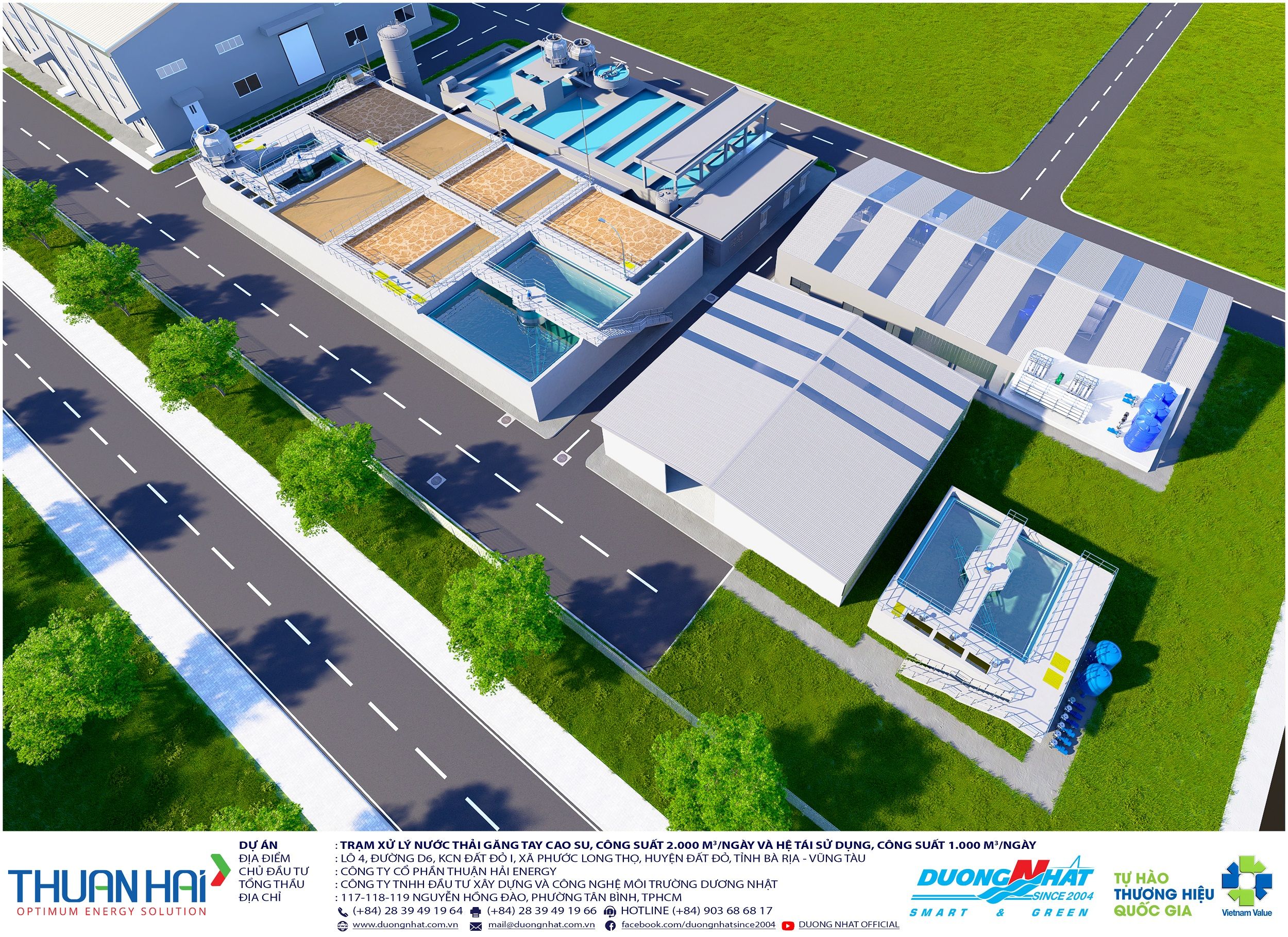 Trạm xử lý nước thải Nhà máy sản xuất găng tay S&S Glove